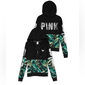 Victoria’s Secret Pink Bling Fern Limited Edition Hoodie XS